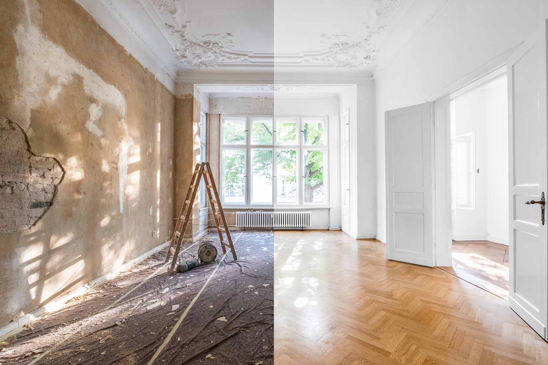 Modern renovated interior